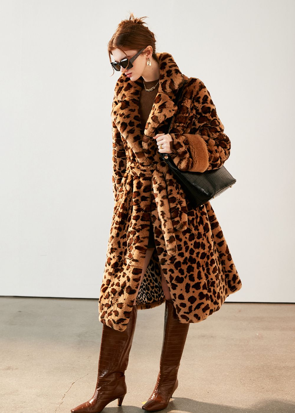 Womens Winter Fur Coat