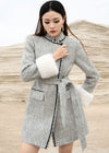 Wool overcoat with Down