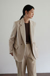 beige blazer women