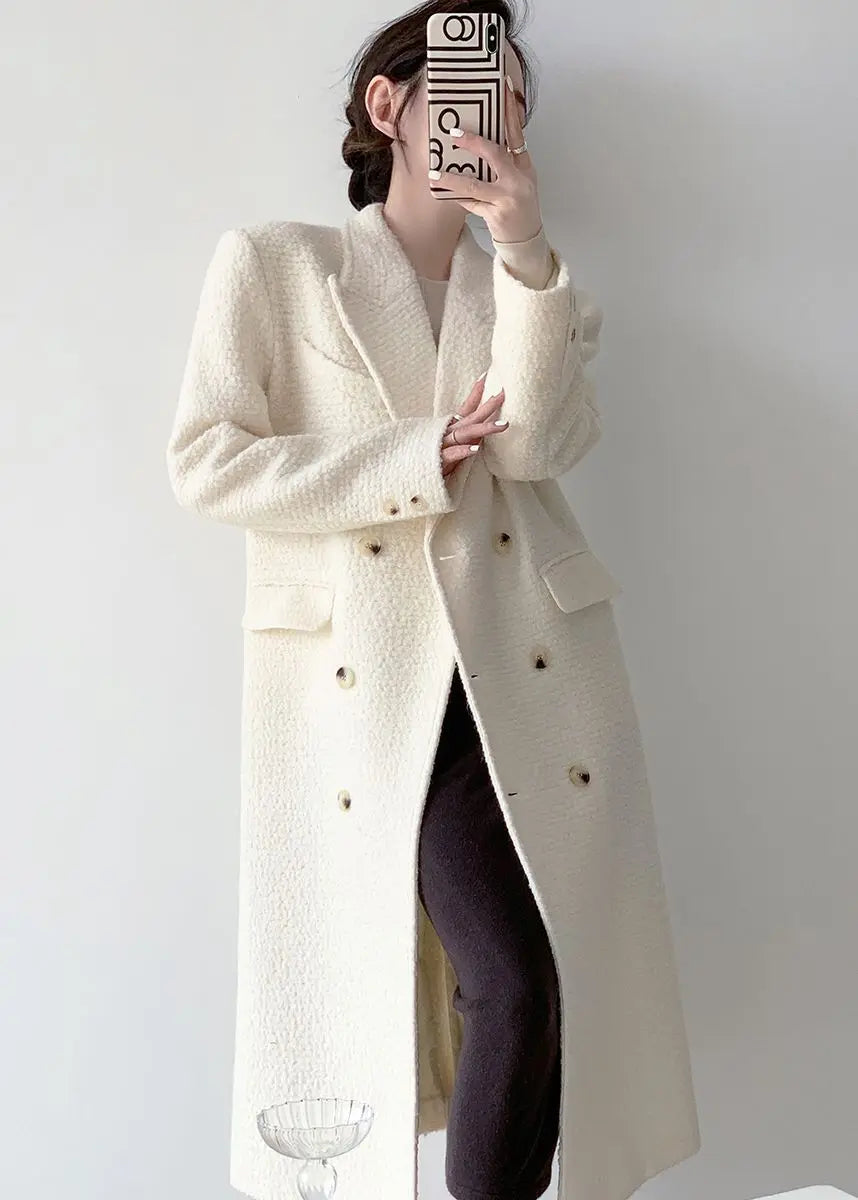White Tweed Coat