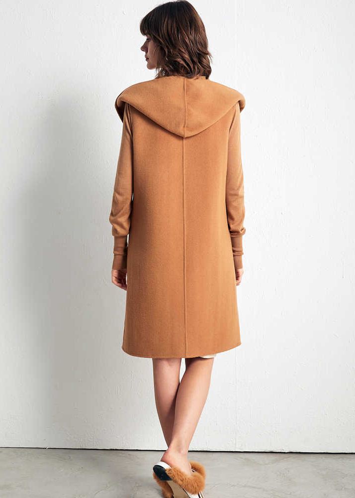 Wool Long Relaxed Vest – Vivian Seven