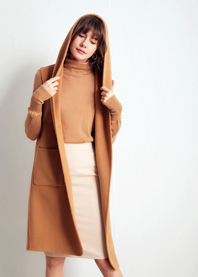 Wool Long Relaxed Vest – Vivian Seven