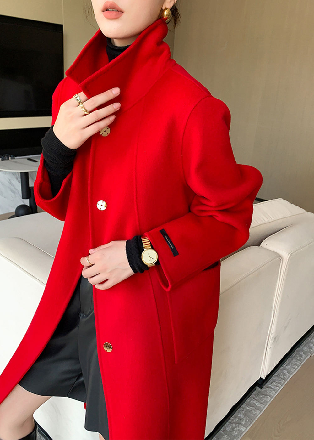 Walk This Way Double Face Wool Coat – Vivian Seven
