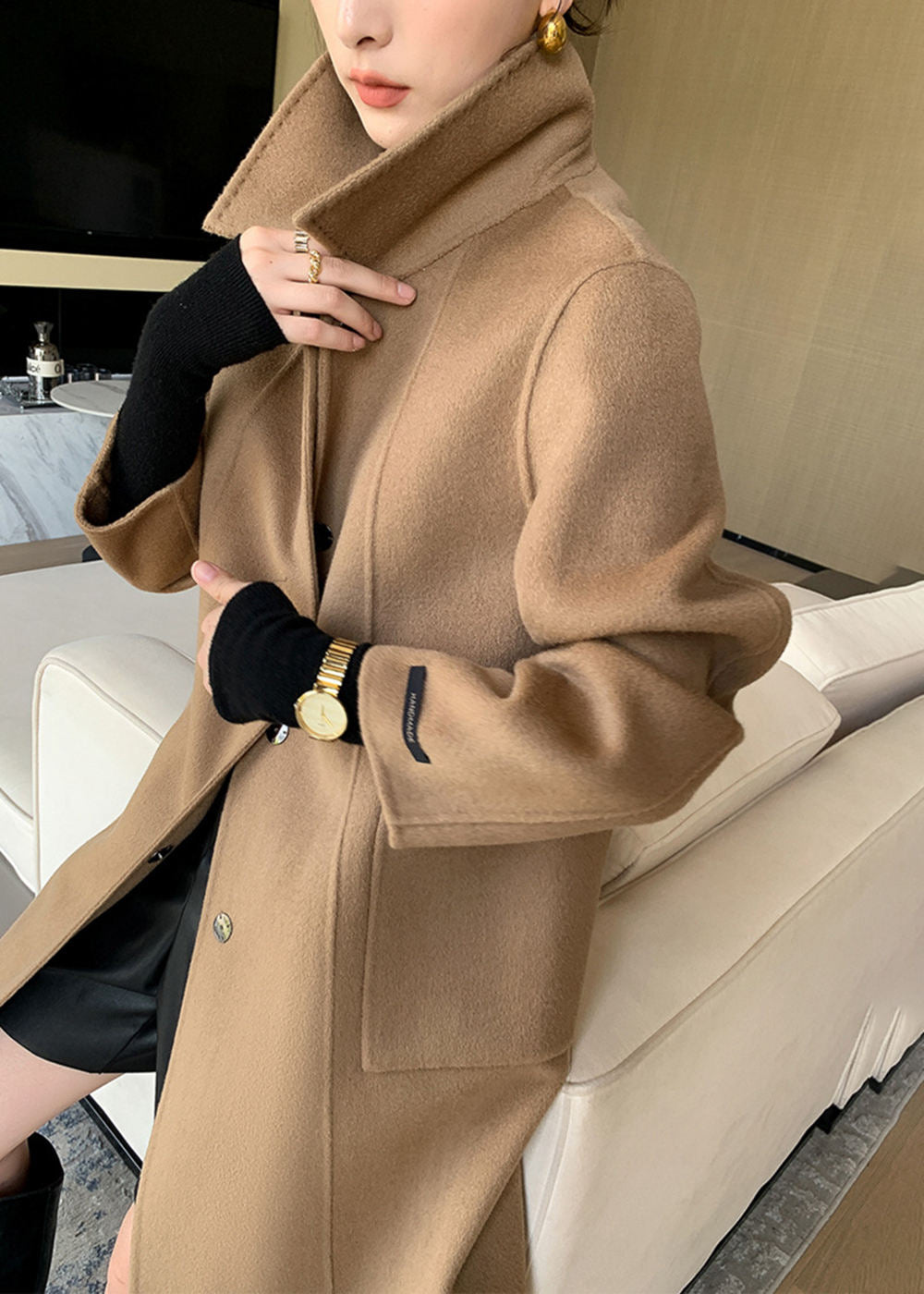 Walk This Way Double Face Wool Coat – Vivian Seven
