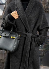 Black Wool Overcoat