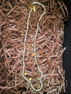 Gold Plate Chain Zircon Star Charm Necklace