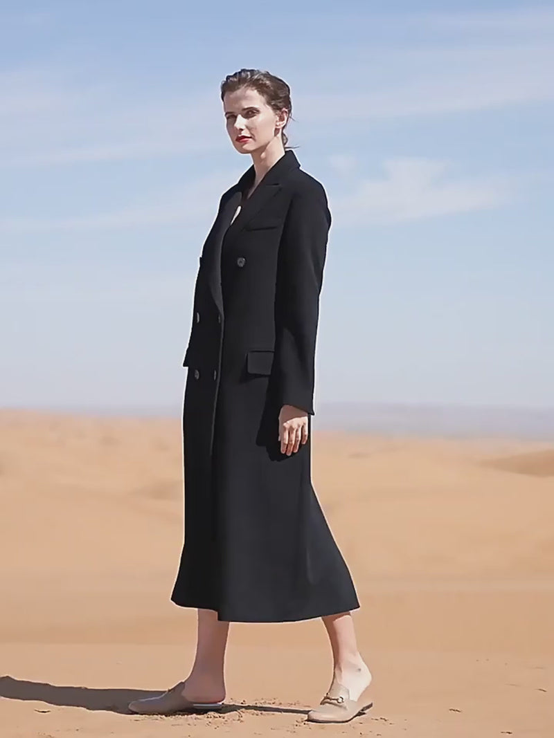 Vivian Seven Wool Long Coat Women Winter