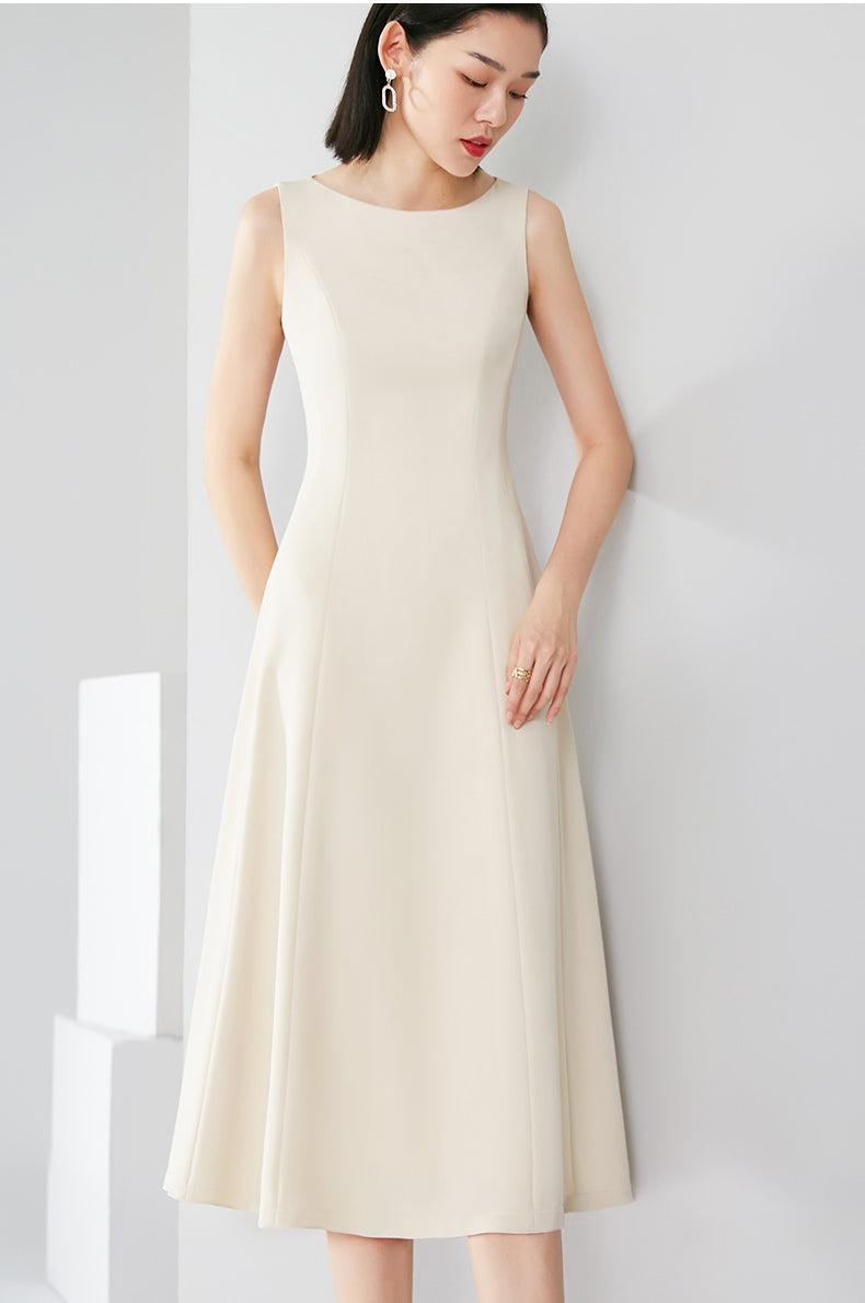 classic sleeveless dress Classic Silky Sleeveless Maxi Tank Dress by Vikki Vi