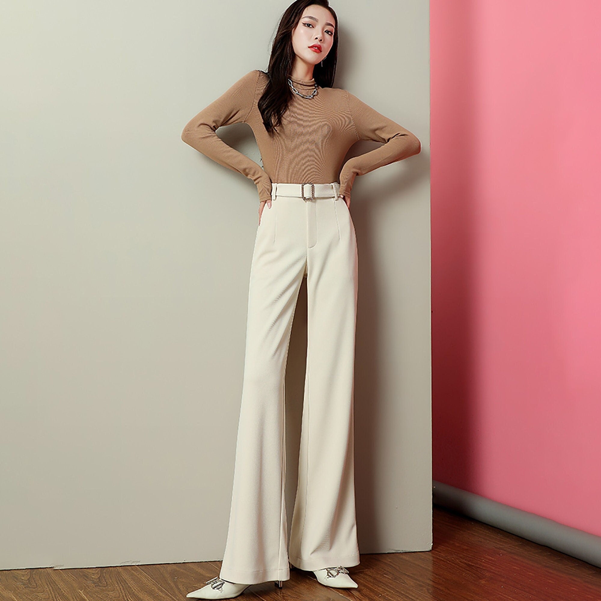 ivory pants for women
