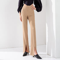 Custom Split-Hem Flare Long Pants Vivian Seven
