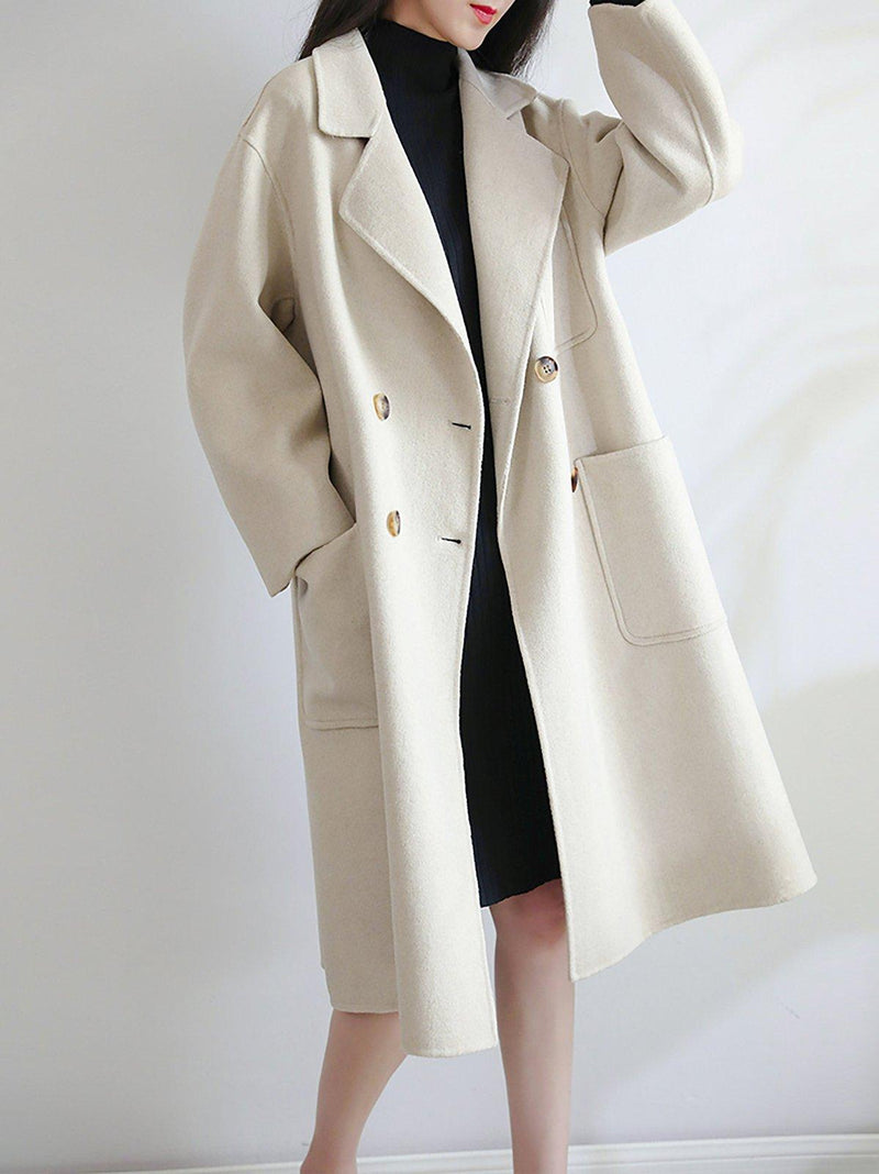 ivory  wool coat