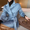 blue wool jacket