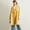 yellow wool coat 