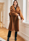 women oversize wool coat