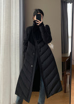 black winter coat