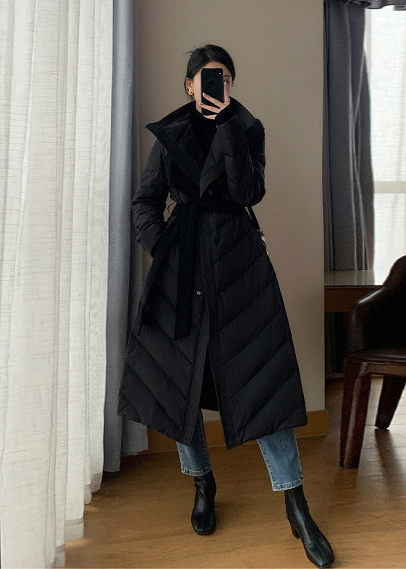 winter black coat