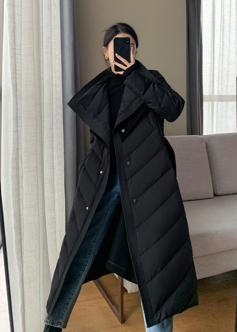 black warm coat