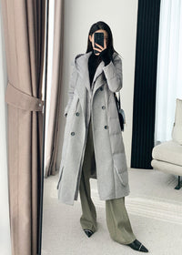Gray winter coat