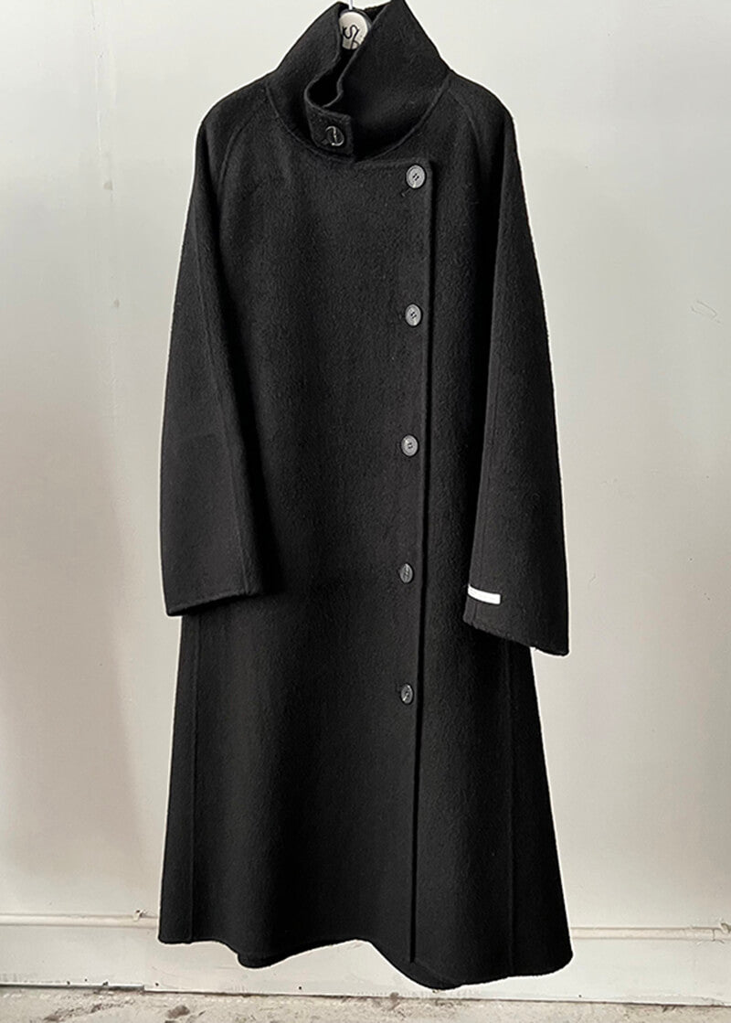 Double Face Wool & Cashmere Blend Belted Long Coat