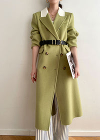 green winter coat