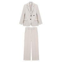 womens ivory suit