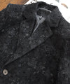 Women Black Wool Blazer,Oversize Wool suit jacket,Loose one button woolen Blazer,Tweed wool blazer Coat,Autumn Wool Suit,Winter Wool Coat, Vivian Seven