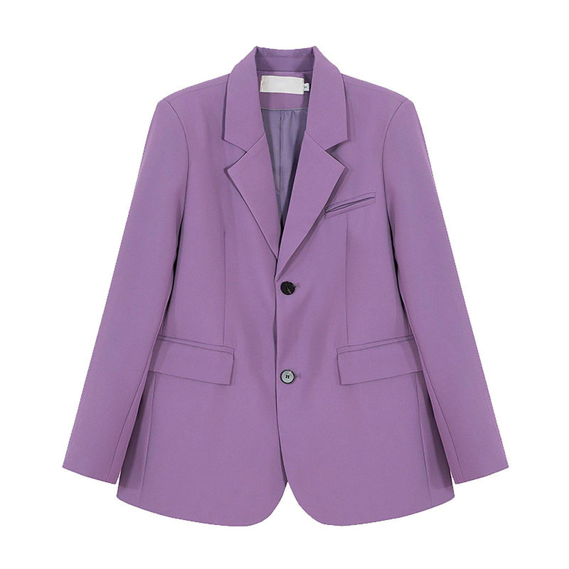 Women Blazer Coat,Oversize Suit,Purple Blazer,Black Suit Coat,Tan Blazer Jacket,Fall coat for women,Plus Size Coat,Wedding guest Suit Vivian Seven