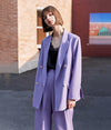 Women Blazer,Purple Loose Blazer,Oversize suit,Double Breasted Suit,jacket for women,loose suit jacket,Spring Autumn outfit,Women's coat Vivian Seven