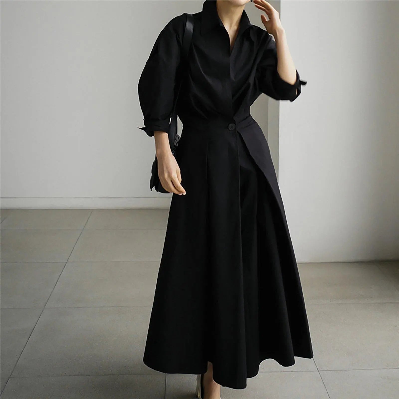 shirt dress loose puff sleeve Puff Sleeve Relaxed Maxi Shirtdress shirt dress loose puff sleeve Puff Sleeve Relaxed Maxi Shirtdress