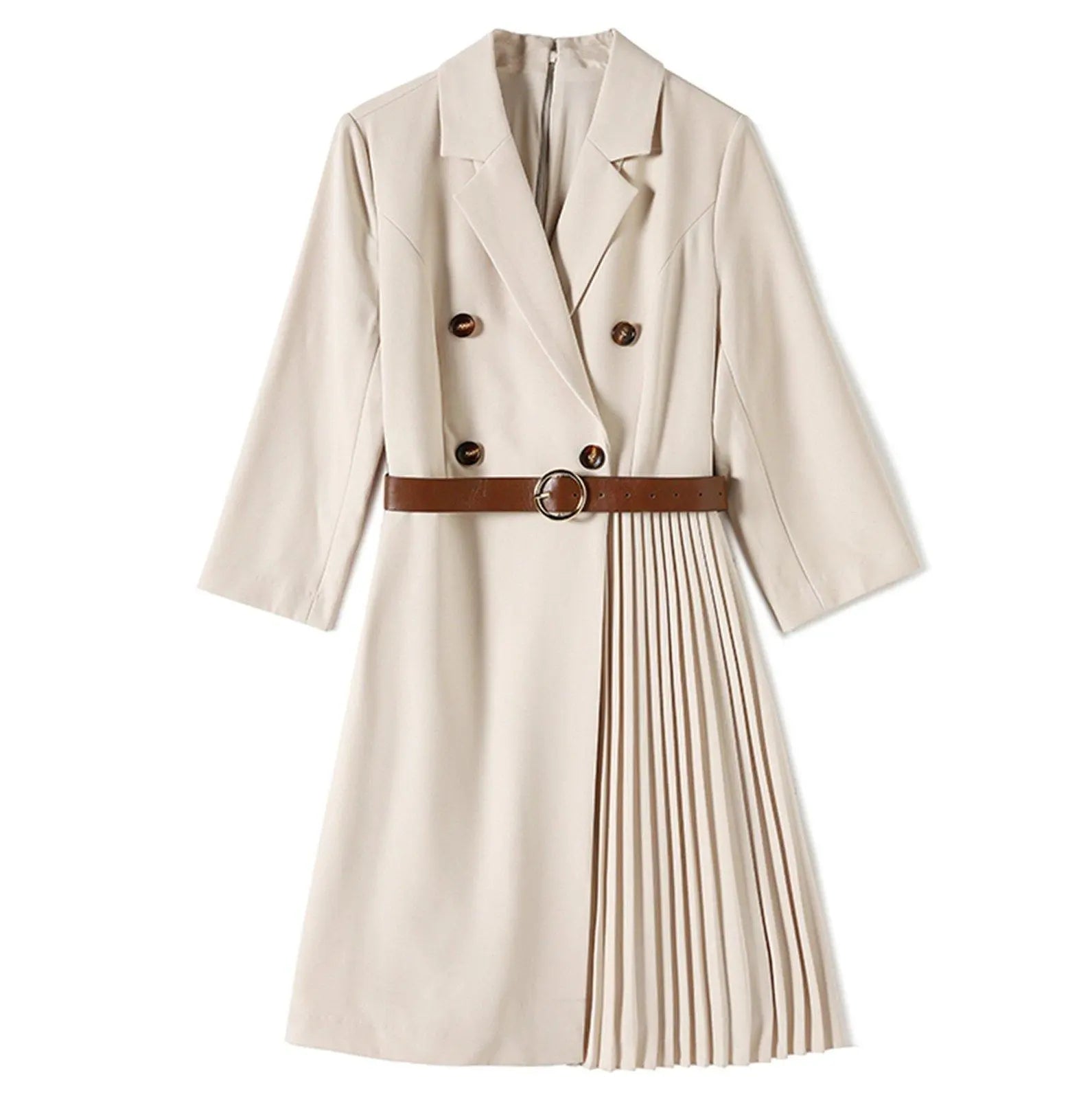 Double Breasted Belted Blazer Dress | Vivian Seven M Double Breasted Belted Blazer Dress | Vivian Seven M