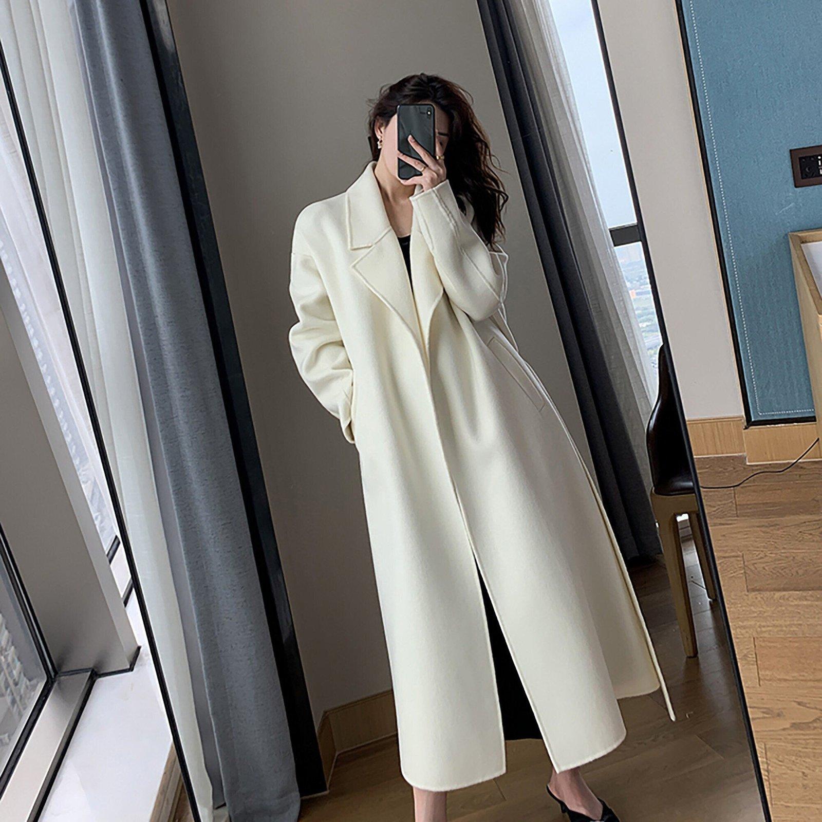 Jane Belted Double Face Wool Long Coat Jane Belted Double Face Wool Long Coat