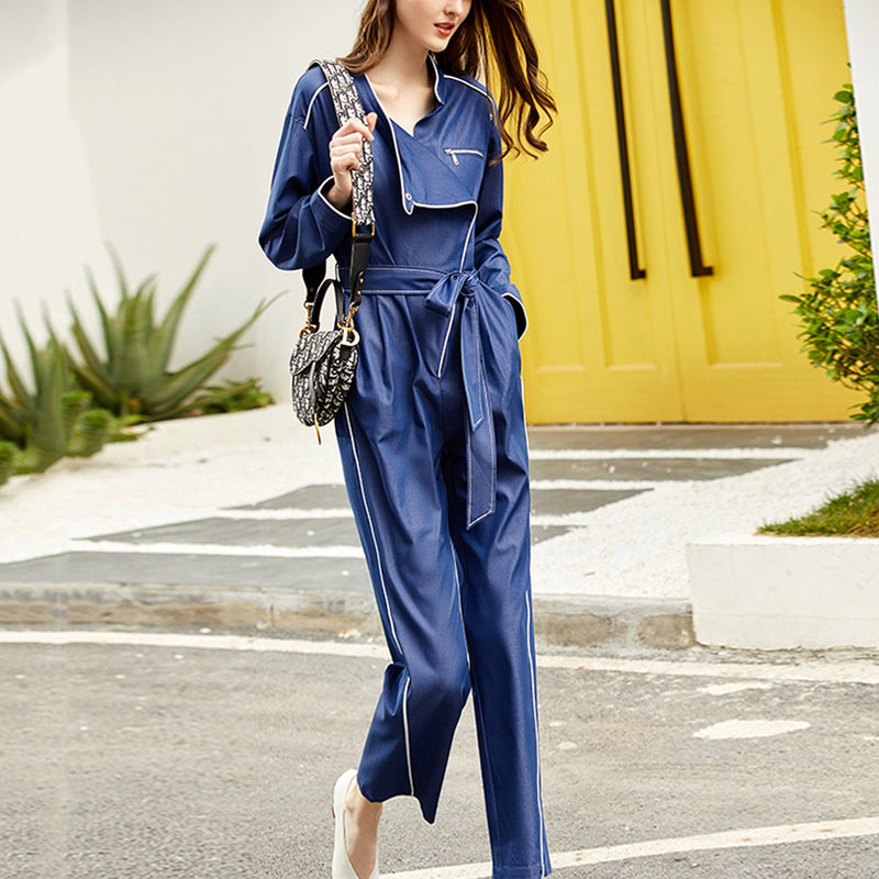 Buy Navy Blue Jumpsuits &Playsuits for Women by ATHENA Online | Ajio.com