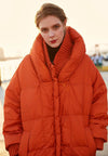 hooded down puffer jacket