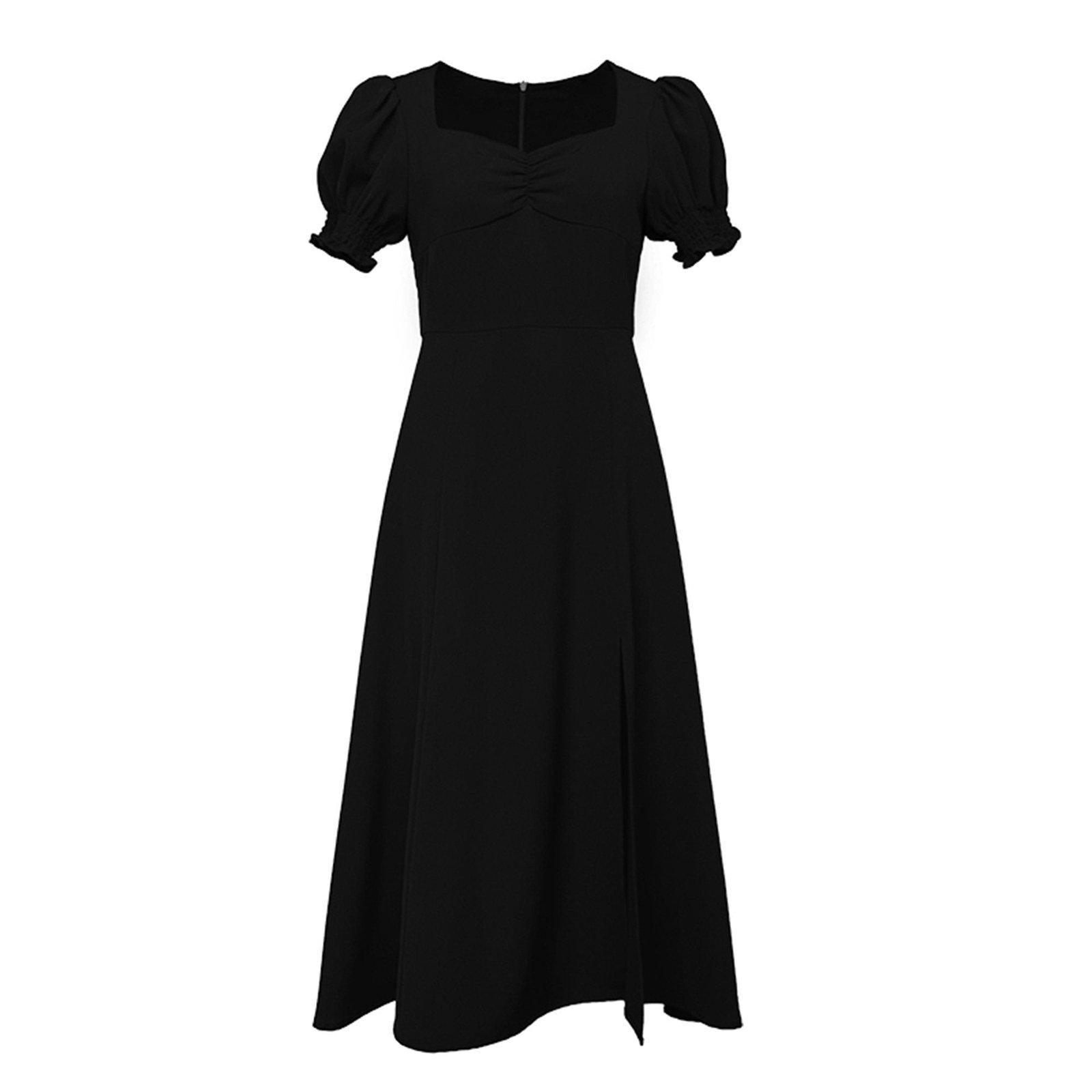 Sweetheart Short Sleeve Fit & Flare Dress | Vivian Seven Sweetheart Short Sleeve Fit & Flare Dress | Vivian Seven