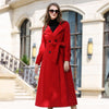 Women Red Wool Long Coat,Custom wool Coat for women Double Breasted Coat Winter Woolen Coat Cashmere Overcoat,Wool Blend Coat,Wool Outerwear Vivian Seven