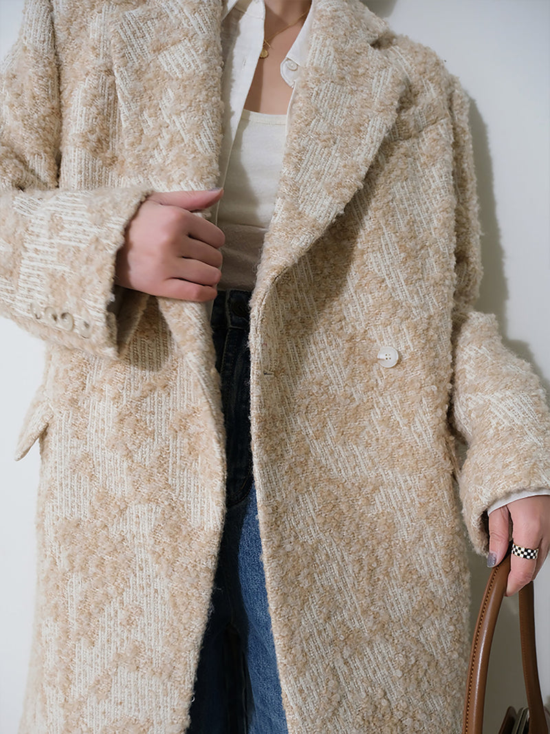 Women Wool Long Coat,Oversize Long wool Coat,Warm Wool Overcoat,Loose Wool Coat,Winter wool coat,Thicken wool Coat,Wool trench coat Vivian Seven