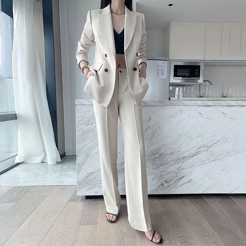 Pant Suits Women Formal Blazer Office Lady Business Work Jacket Coat High  Waist Pants Female Trousers Suit Fashion Clothes 2022 - AliExpress