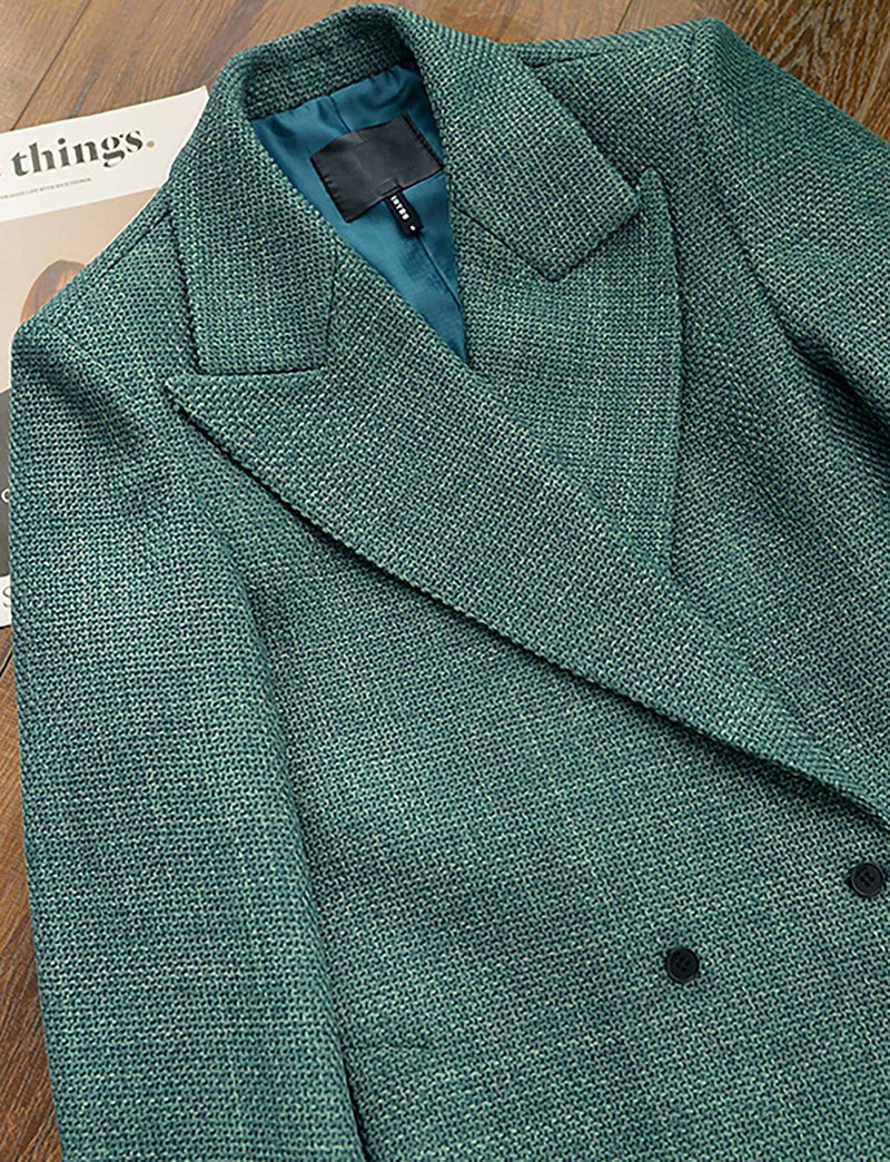 Women's Blazer Coat,Green Suit Women,Oversize Blazer,Green Blazer Women,Loose Suit Jacket,Double Breasted Suit Coat,Wedding Guest Suit women Vivian Seven