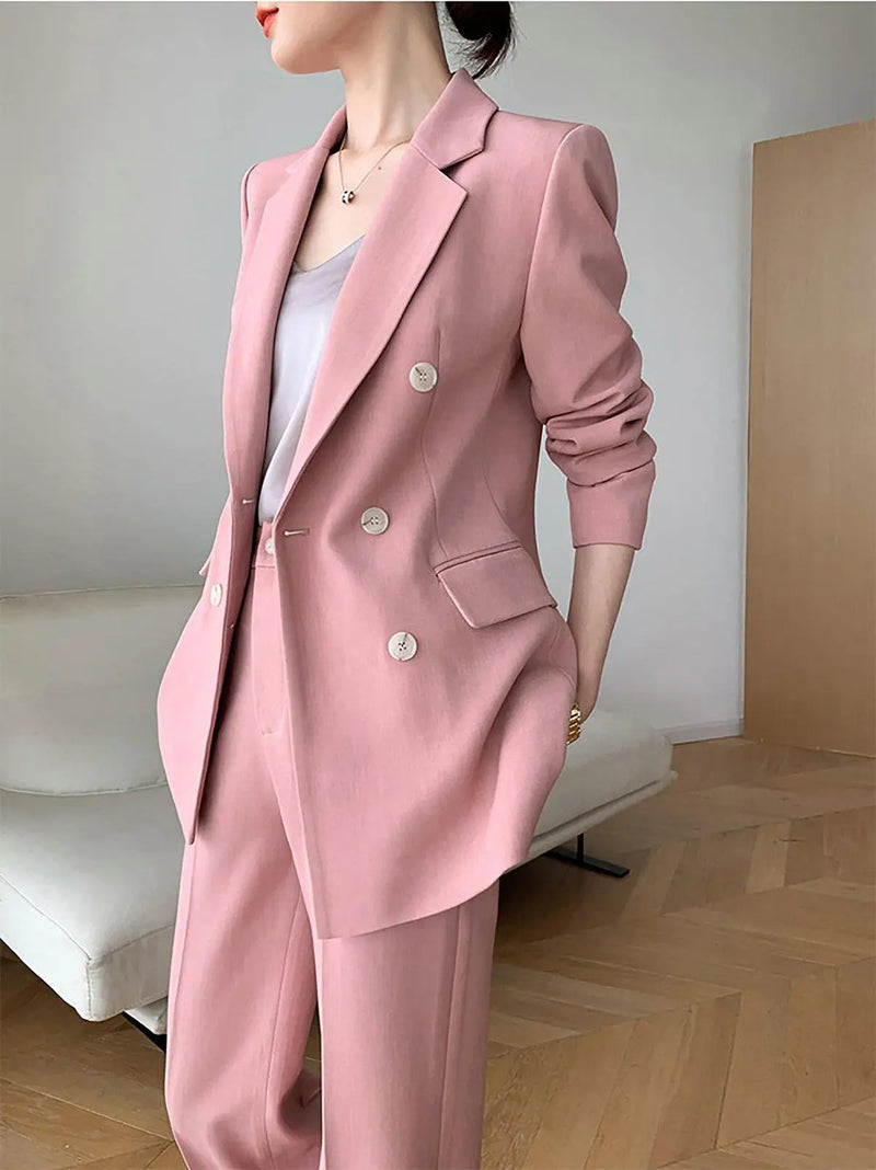 women's blazer in pink