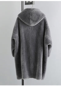 gray wool jacket