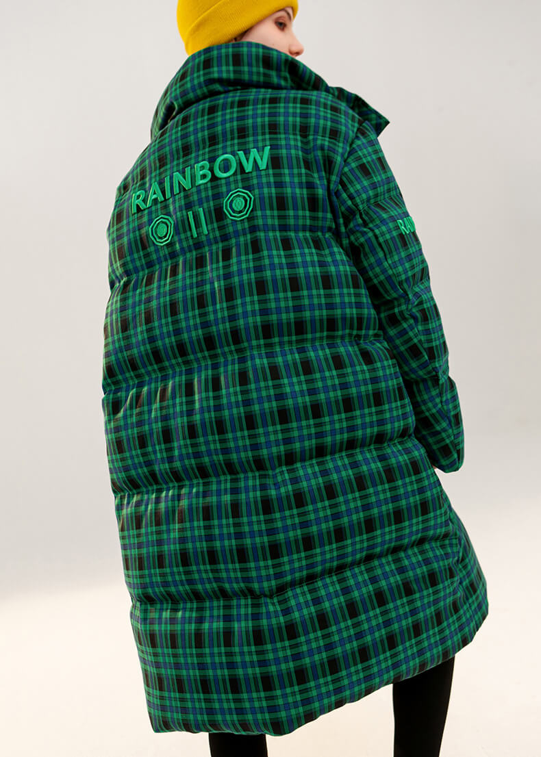 green down puffer jacket