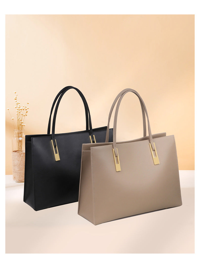 Classic Rommy Leather Tote Bag Vivian Seven
